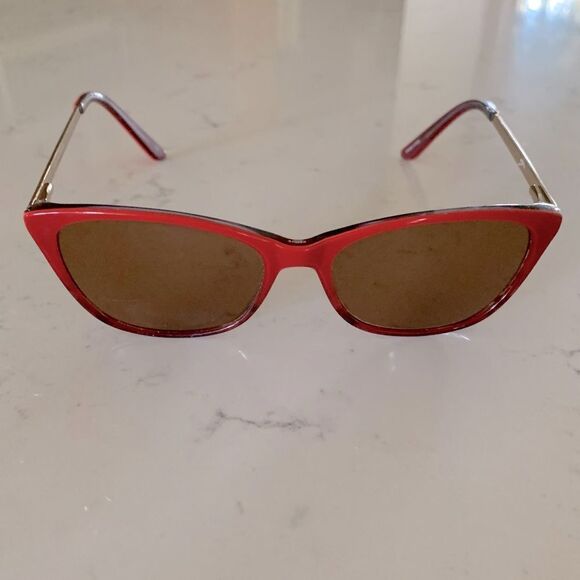 Salsa Red Cat Eye Eyeglasses - Picture 3 of 8